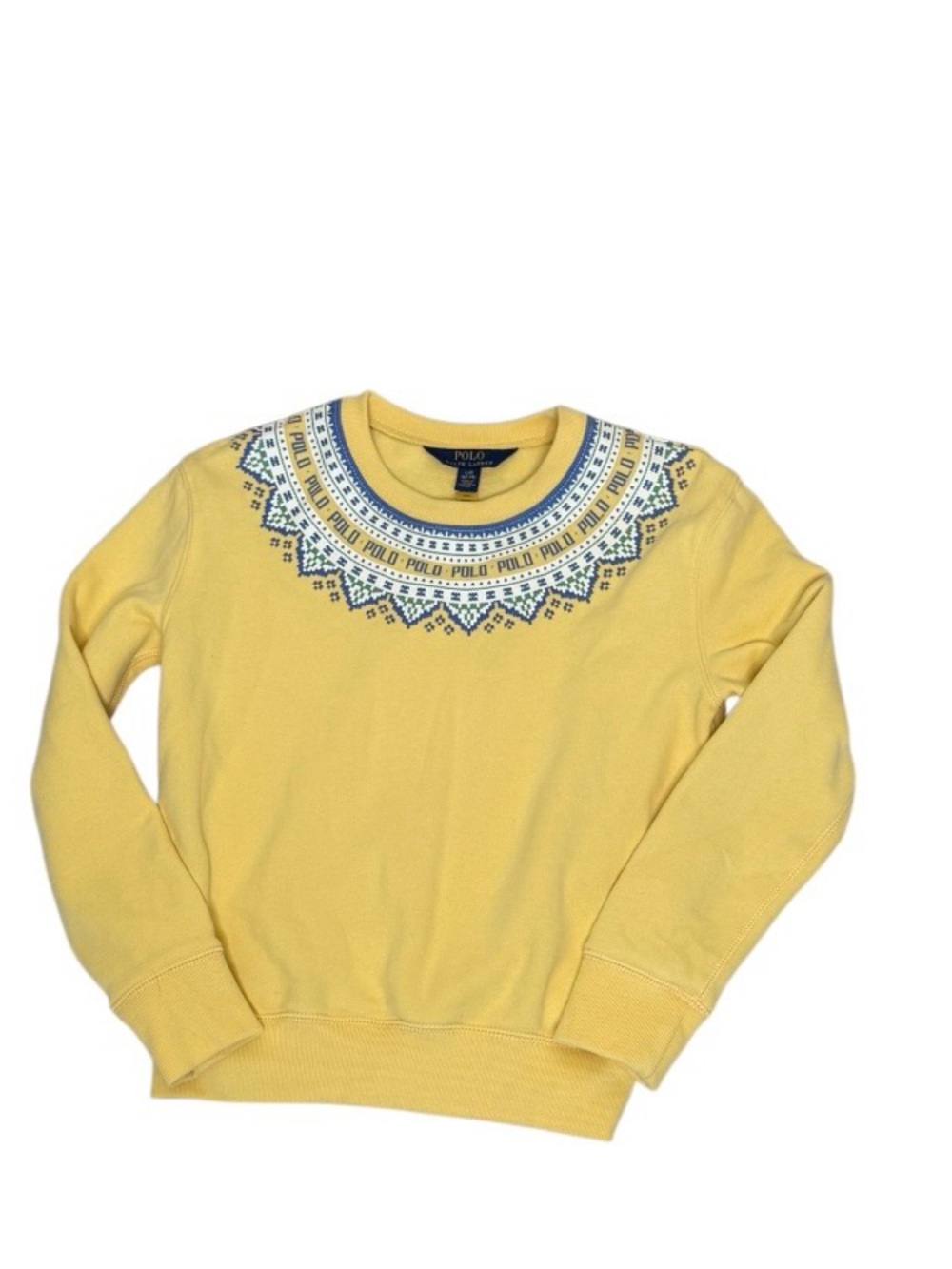 Polo Ralph Lauren Girls Yellow Logo Sweatshirt Size Large (12-14)
Nordic Style